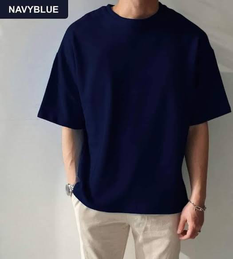 Navy blue Drop shoulder 